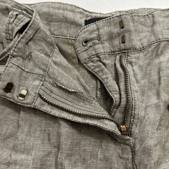 Ann Taylor 100% Linen Shorts Size 8 - Picture 3 of 9
